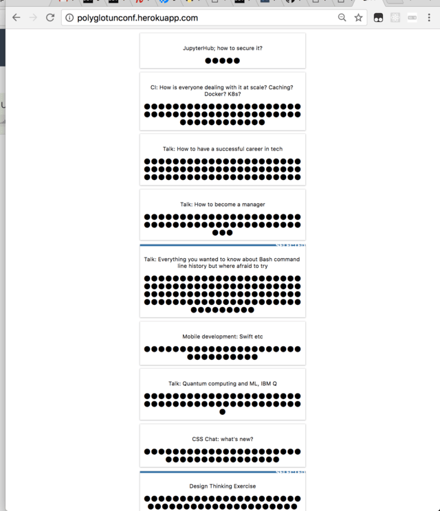 Dot voting online!