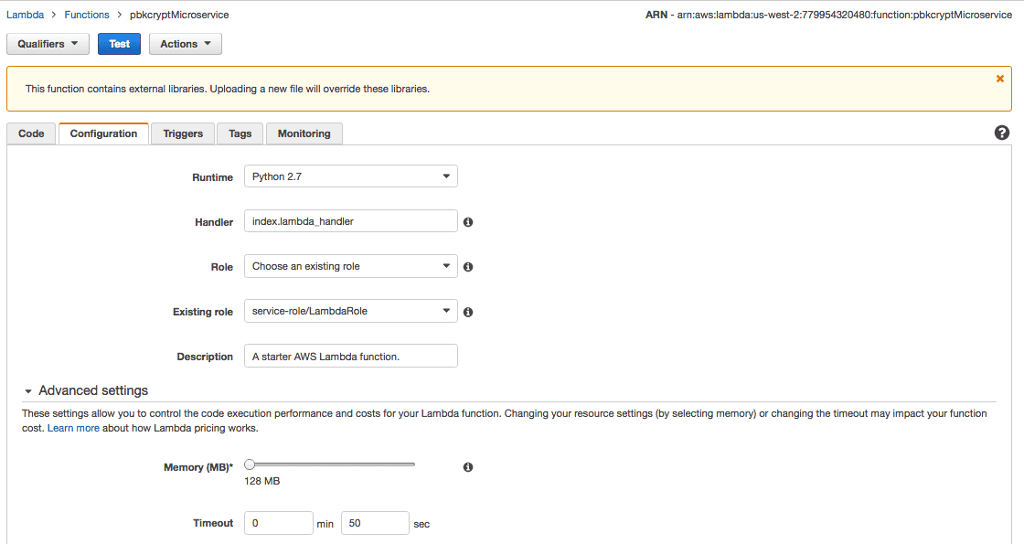 Extending Lambda Timeout